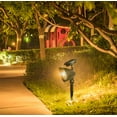 thumbnail image 4 of Outoloxit 2-Pack Solar Powered 4LED Spotlights Outdoor Garden Lights Automatic Waterproof Wireless for Yard and Patio Decor, 4 of 6