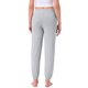 thumbnail image 3 of Pantalones de pijama de algodón para mujer INSPIRE CHIC con cordón, cintura elástica, rayas, pantalones de lounge y yoga con bolsillos M gris, 3 of 5