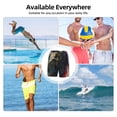 thumbnail image 6 of Naloa Colorful Ink Cute Horse Print Men Swim Trunks with Compression Liner ,Board Shorts,Men's Swim Shorts with Drawstring and Elastic Waistband-3X-Large, 6 of 6
