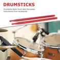 thumbnail image 3 of 1 par de baquetas para instrumentos musicales accesorios de banda baquetas ligeras de nailon baquetas de percusión para baterista FLhrweasw  Nuevo, 3 of 8