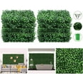 thumbnail image 7 of 4-Layer Grass Wall Panels, 10"x 10"(10pcs) Artificial Green Wall Panel Backdrop Greenery Wall with 100 Zip Ties, 7 of 7