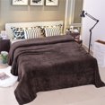 thumbnail image 4 of JML Luxury All Season Flannel Fleece Blanket Brown Queen(79"x83"), 4 of 5
