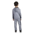 thumbnail image 2 of Boys 4-7 Nike Therma Fleece Full-Zip Hoodie & Jogger Pants Set Color: Platinum Heather Size: 4, 2 of 4