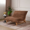 thumbnail image 1 of The Magic Home Fauteuil d'Appoint Surdimensionné de 47,24 Po, Causeuse Inclinable, Brun, 1 of 13