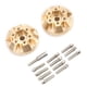 thumbnail image 1 of Acoplador De Latón De Cubo De Rueda, Acoplador De Latón De Contrapeso De Cubo De Rueda RC Coche Duradero Con Tornillo Para Simulación De Coche De Escalada Cergrey 6 mm, 1 of 8