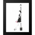 thumbnail image 2 of Tillmon, Avery 15x18 Black Modern Framed Museum Art Print Titled - French Chic III Pink on White No Words, 2 of 5