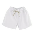 thumbnail image 6 of Toddler Baby Boys Shorts with Drawstring Solid Boys Summer Cotton Shorts Pull On Active Jogger Shorts for Boys 1-15 Years Girls Basketball Shorts, 6 of 6