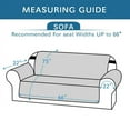 thumbnail image 2 of Three Seater Sofa Covers Couch Slipcovers Reversible Quilted Furniture Protector, Improved Couch Shield , Micro Fabric Pet Cover Sofa, Seat Width Up to 70", 2 of 7