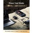 thumbnail image 3 of INIU Laptop Power Bank, 25,000mAh Portable Charger with Triple 100W USB-C Ports, Travel Charger for MacBook, iPad, Tablet, Steam Deck, iPhone 17/16 Series, Samsung and More, Black, 3 of 8