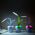 thumbnail image 4 of XIBUZZ Teens Bedroom Adjustable Portable LED Desk Lamp with Plant Design, USB Rechargeable, Multicolor Light, 4 of 4