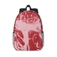 thumbnail image 1 of Easygdp Striped Meat Mochila Ligera de 15 Pulgadas para Estudiantes, Mochila Cómoda para la Escuela y Viajes, Correas Ajustables, 1 of 6