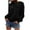 Black, variant on Sweatshirts for Women Trendy Front Pockets Crew Neck Beach Vacation Pullover Tops Comfy Casual Long Sleeve Fall Tee Blouses(Large,Light Blue)