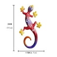thumbnail image 2 of YOHAVEN Iron Art Wall Decor, Hollow Lizard Sculpture Hanging for Garden Patio Living Room Bedroom Indoor Outdoor Unique Home Decoration Gift, 2 of 2