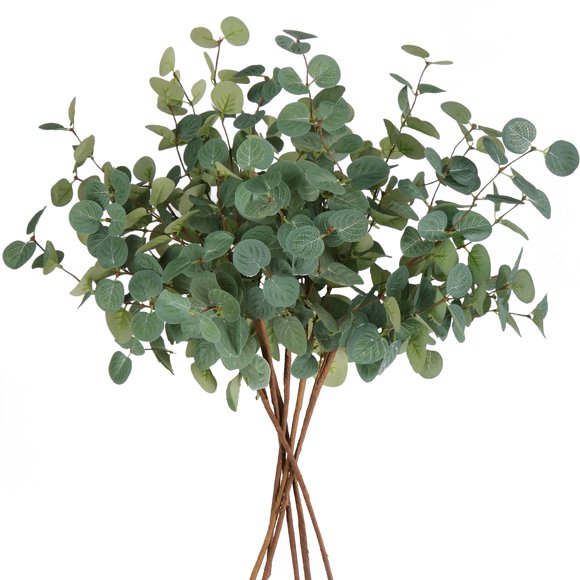 Tallos artificiales de eucalipto Beferr Greenery, 60 cm, 6 unidades