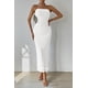 thumbnail image 5 of Vestido PRETTYGARDEN Strapless Bodycon Maxi Blanco - S, 5 of 7