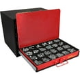 thumbnail image 4 of Olympia Tools 90-806 4-Drawer Hardware Organizer includes 2500-pieces Small Hardware, black/red, 4 of 8