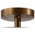 thumbnail image 7 of JONATHAN Y Georgian 15" Stone/Metal LED Flush Mount, Antique Gold / White, JYL9021A, 7 of 7