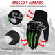 thumbnail image 2 of Guantes Proteccion Pantalla Táctil De Dedo Para Motocicleta Verde M, 2 of 2
