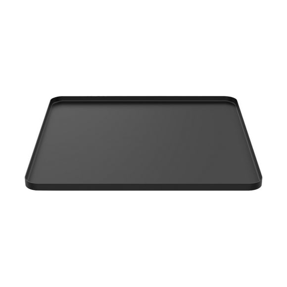 yulier Washer and Dryer Covers for the Top, 23" x 19" Silicone Dryer Top Protector Mat Non-Slip Waterproof Washing Machine Cover Protector Top for Laundry & Kitchen (Black)
