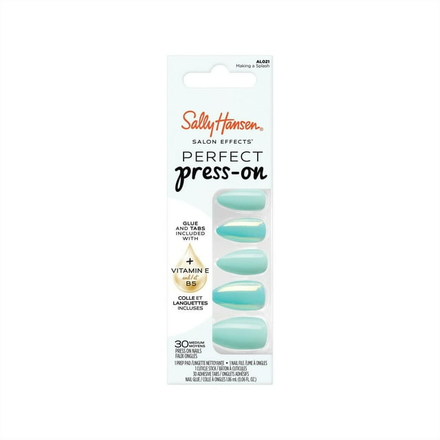 Salon Effects Perfect Press-On Nails, Non-Damaging Manicure, Easy to Apply