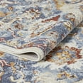 thumbnail image 5 of Loomaknoti Alsbrooke Amibell 4' x 6' Blue Persian Indoor Area Rug, 5 of 8