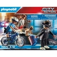 thumbnail image 3 of Set de Juego Playmobil Bici Policial Persecución 17 Piezas, 3 of 3