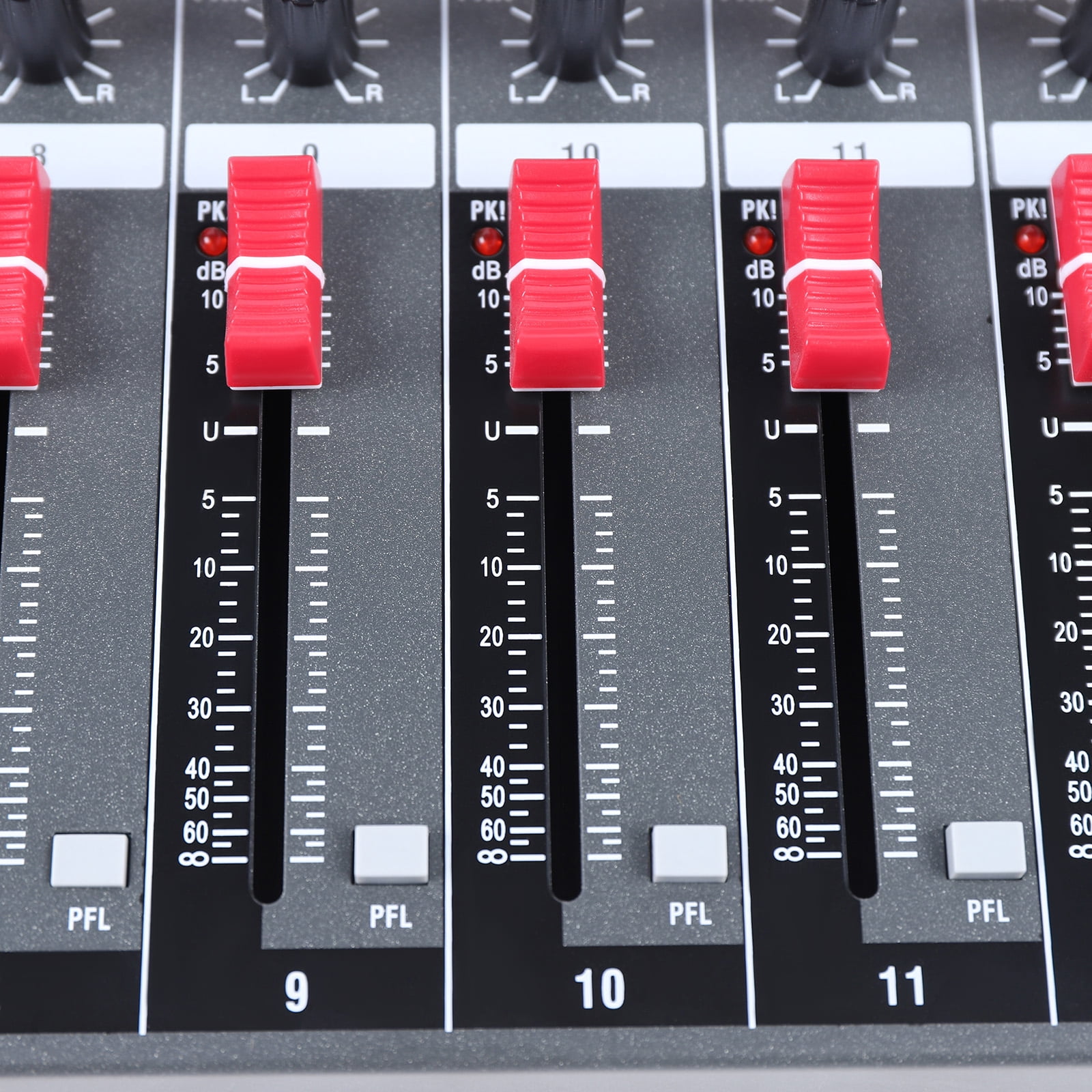 12 Channel Professional Live Studio Audio Mixer Power Mixing Console Sound for Home KTV, Band/Stage Performances, Campus Activities, Conferences, Bars, Music Dining Bars