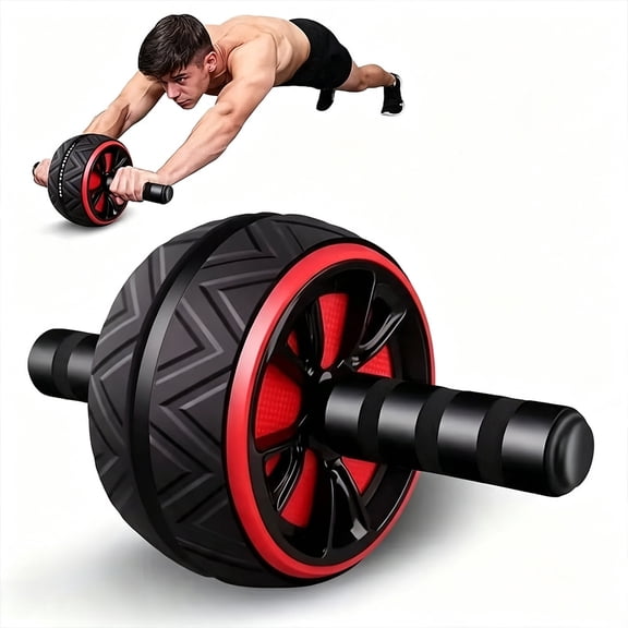 opetee Ab Roller Wheel Rueda Para Abdominales for Core & Abdominal Strength Workout Ab Roller with Elbow Support Fitness Equipment for Home Gym