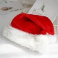 thumbnail image 4 of UJNDER Festive Bucket Hats Christmas Santa Hat for Kids Unisex Velvet Classic Comfort for Holiday Parties and Year-Round Celebrations Red, 4 of 7