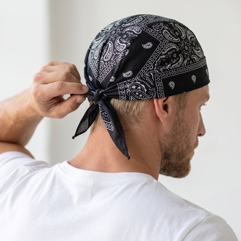 Paisley Cooling Headscarf Cap Breathable Sweat Wicking Durag