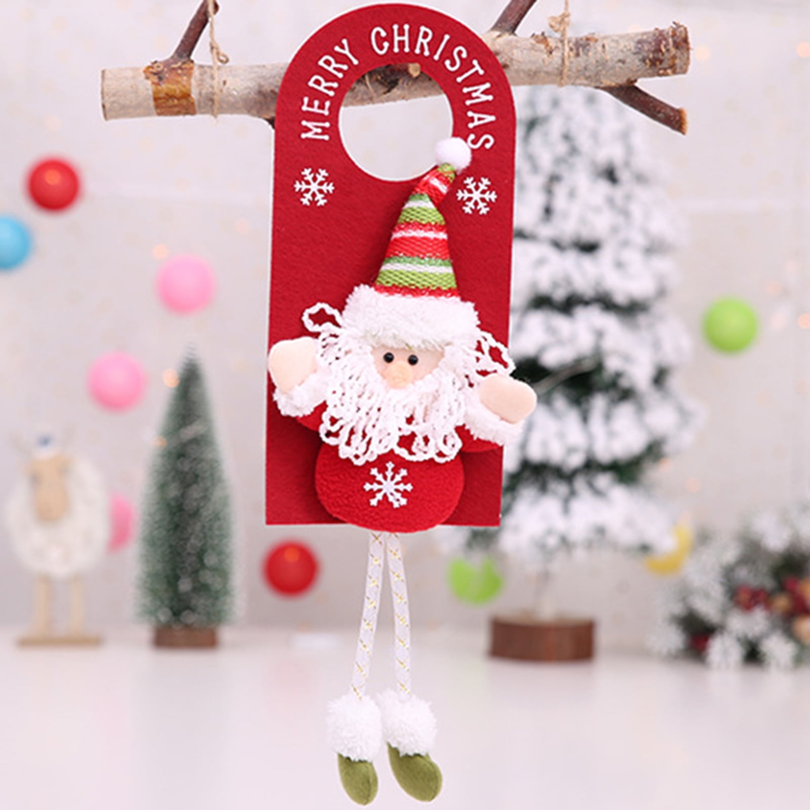  HHmei Christmas Decorations Indoor,Home Decor Stickers  Decoration DIY Christmas Snowman Decoration Indoor Decorating Dress Door  Old Man Elk Bow Hat Christmas Decirations 2 Dollar Items Only : Home &  Kitchen