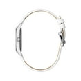thumbnail image 2 of Caravelle Designed By Bulova Women's White Leather Easy Reader Watch 43M117 30mm, 2 of 3