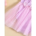 thumbnail image 6 of Bagilaanoe Newborn Baby Girl Rompers Dress Lace Flower Sleeveless Bodysuit 3M 6M 12M 18M 24M Infant Tulle A-Line Dress, 6 of 8