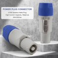 thumbnail image 2 of 10pcs/lot Nac3fca Speakon Plug 3 Pin Male Powercon Connector 20a 250v Ac Power Plug Connector White, 2 of 5