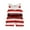 Red, variant on LMLYSoH Baby Sleeveless Romper Striped Print Summer Shorts Jumpsuit with Belt for Newborn Girls Cute Clothes