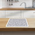 thumbnail image 1 of Fregadero de cocina Escurridor Encimera Gadgets Accesorios Vajilla Almohadilla súper absorbente Estera de secado de platos para cajón, gabinete, baño, Gris 30x40cm Macarena Escurreplatos, 1 of 8
