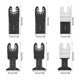 thumbnail image 4 of Muyoka Juego de 60 hojas de sierra oscilante Hojas de herramienta oscilante para cortar madera Metal Plásticos Universal Quick Multi Tool Blades Suit para Rockwell Porter Cable Bosch Craftsman Ridgid Muyoka Hogar, 4 of 7