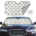thumbnail image 2 of Haiem Bee Car Windshield Sun Shade - Blocks UV Rays Sun Visor Protector, Sunshade to Keep Your Vehicle Cool, Universal Fit SUV Van Sedan-Small, 2 of 7