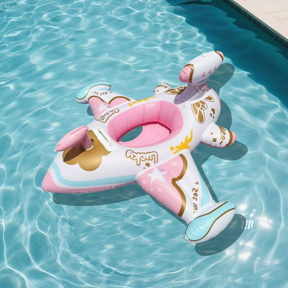 Floating Pool Boat with Seat, Inflatable Water Lounge Chair, Comfortable Backrest Design, Durable & Easy to Inflate, Ideal for Pool Relaxation