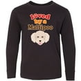 thumbnail image 3 of Inktastic Maltipoo Dog Poodle Maltese Long Sleeve Youth T-Shirt, 3 of 5