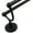 Black, variant on Rusticware 8222BLK Midtowne Black 24 In. Double Towel Bar