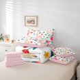 thumbnail image 5 of YST, Alpaca, Bedding Set, Cartoon, 7-Piece, King Size, Colorful Flowers, Polyester, Comforter Set, Bed In A Bag, 5 of 5