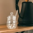 thumbnail image 5 of TEHAUX  250 Ml Stirrers Transparent Honey Pot Jar with Lid and Dipper, 5 of 8