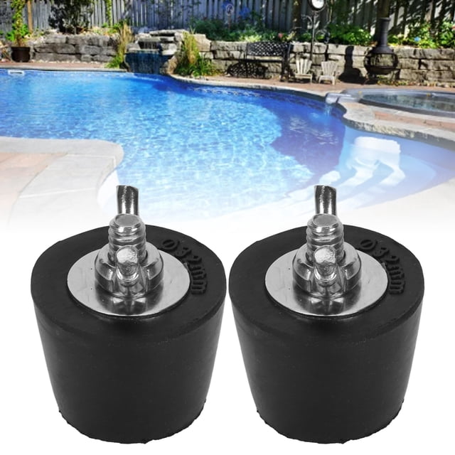 Cotón De Invierno De La Piscina De 2 Piezas, Enchufe De Tuberías De Expansión De La Piscina, Acero Inoxidable De Acero Inoxidable, Pruebas De Fugas Accesorios De La Piscina Para