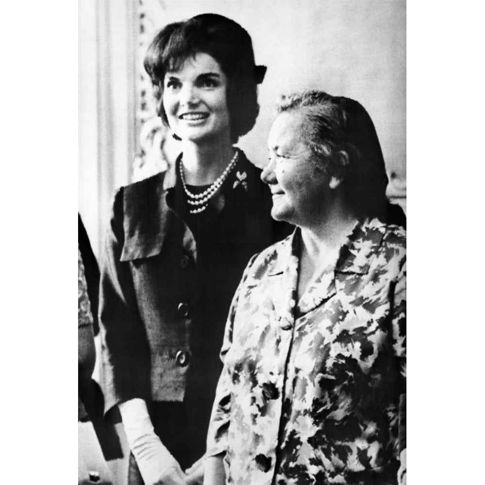 Jacqueline Kennedy And Nina Khrushchev During A Luncheon Given In Their Honor In Vienna History