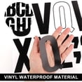 thumbnail image 5 of 9 Sheets Capital Letter Stickers 4in Waterproof Sticker Decoration（Black）, 5 of 6