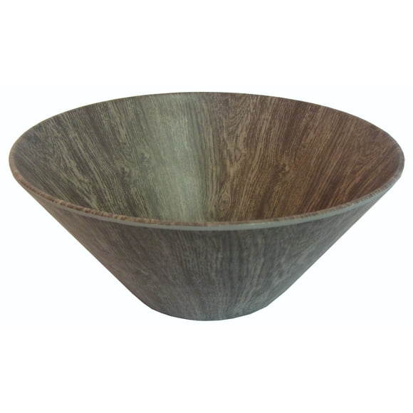 Merritt International Melamine Heartwood 10"x4.25" Serving Bowl