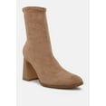 thumbnail image 2 of Candid High Ankle Flared Block Heel Boots, 2 of 10