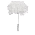 thumbnail image 5 of Silk Carnation Picks - 100-Pack - 3.5" Heads-5" Stems-Floral Supply - White, 5 of 5
