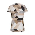thumbnail image 3 of Blusas para Mujeres Casual, Cuello en V Impreso Manga Corta Camiseta de Verano Top Hecho de Poliéster Cómodo para el Uso Diario, Blusas de Verano de la Mujer, 3 of 6